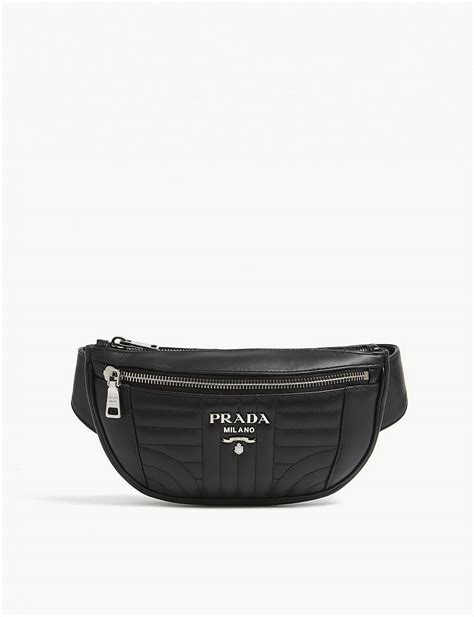 prada leather bum bag|Prada bum bag cheap.